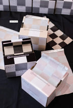 Checkered Black Hair Foils for Highlighting and Coloring - Aluminum Foil Sheets, Salon Hair Foils, 5"x10.75", 500 Foil Sheets for Professional Hair Stylists