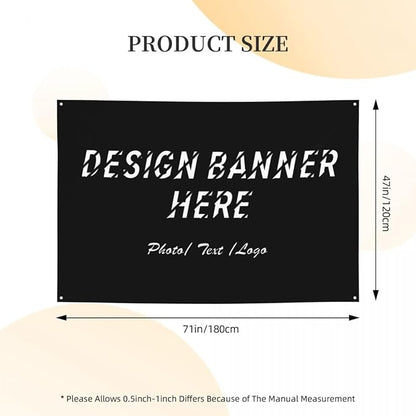 Custom Banners and Signs Customize Personalized Banner - Image 7