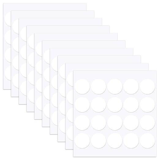200pcs 0.98 Inch Double Sided Sticky Dots, Mini Clear Glue Adhesive Dots by Juasky