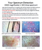 Skin Hair Scalp Detector Hair Follicle Facial Skin Oil Moisture 11 Inch HD LCD Screen Microscope Tester
