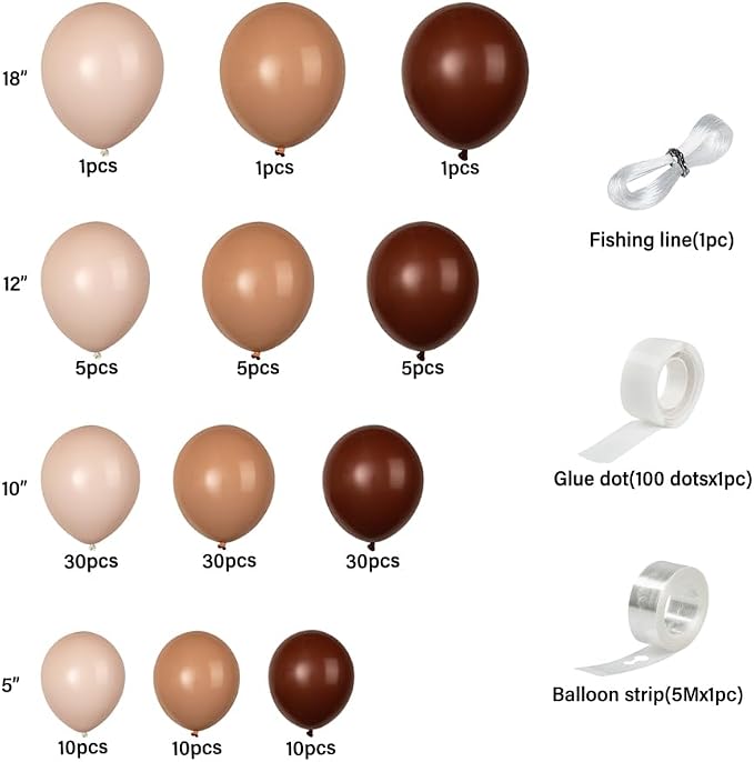 Restaurantware-Balloonify Balloon Garland Set, 1 Party Decoration Kit - Image 10
