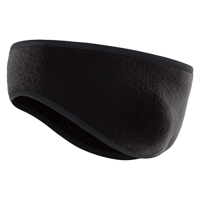 Ear Warmers for Men and Women & Ear Warmers for Cold Weather Headband (Black, One Size)