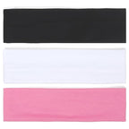 TERSE Headbands for Women Trendy Floral Print - Non Slip Summer Head Bands Soft Fabric Hair Bands for Workout Yoga Running Sport - Wide Thick Hair Wrap for Girls