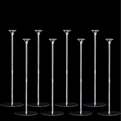 8 Set Balloon Stand Kit Balloon Table Desktop Stand Sticks Centerpieces Holder by YMULAS