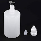 uxcell Plastic Dropper Bottle, 100ml/3.4oz Small Mouth Drop Bottles Empty Squeezable Liquid Dropper Bottle 3pcs