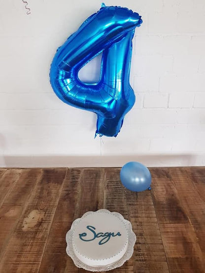 Navy Blue 14 Balloon - Image 8