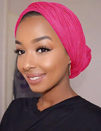 Harewom Head Wraps for Black Women Stretch Head Scarf Long African Hair Wraps Turban Headwraps Jersey Headbands