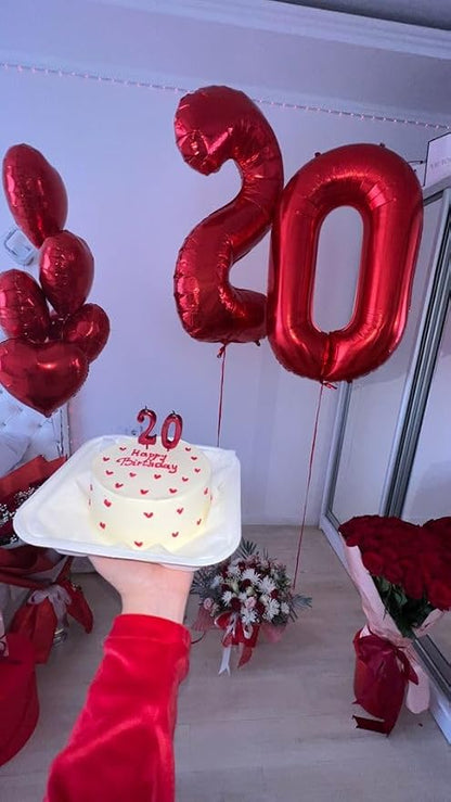 Red Number 9 Balloon 40 Inch - Image 4