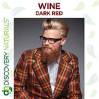 Red Henna Hair Color For All Kit | 100% All Natural Hair Dye & Beard Dye Powder (Wine Dark Red) Organic, Herbal & Vegan Chemical & Cruelty Free Permanent Gray Coverage & Tinting