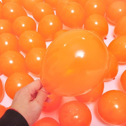 400 Pack 5 Inch Orange Latex Balloons Helium Balloons Party Balloons - Image 3