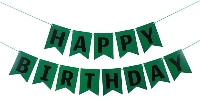 ZHENGYE Happy Birthday Banner Sign Decoration Birthday Party Decoration Supplies by ZHENGYE