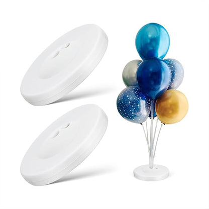 2PCS Balloon Column Weight Base Balloon Round Weight Plastic Holder Reusable - Image 3