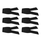 DRESHOW 6 PCS Adjustable Headbands for Women Knotted Headbands Elastic Non-Slip Fashion Hair Bands for Workout Sports Running Yoga