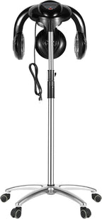 Hair Steamer Professional Hair Salon Steamer,40-70℃/104-158℉,Hair Steamer with Temperature and Time Adjustment (Black 1400w)