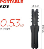 YA-MAN Spa Styler Kit: Hair Goals — Volume & Lift | Cordless Heated Brush + Moisture Repair Oil Set | J-Beauty Hair Kit for Shine, Smoothness & Lift