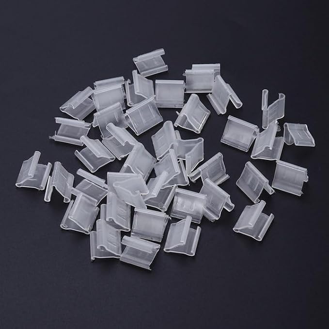100Pcs Transparent Balloon V-shaped Clip Wedding Creative Balloon Clip Plastic - Image 9