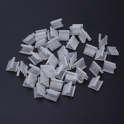 100Pcs Transparent Balloon V-shaped Clip Wedding Creative Balloon Clip Plastic - Image 9