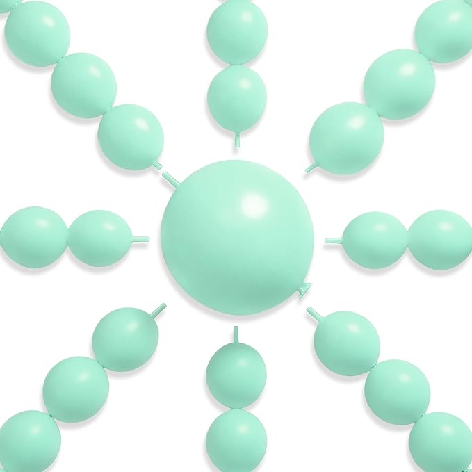 PartyWoo Mint Latex Balloons, for Birthday, Anniversary, Valentine's Day by PartyWoo