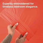 Queen Pillow Cases Set of 2 - Ultra Soft Hotel Quality Pillowcase Covers - Comfy, Cozy & Wrinkle Free - Shrinkage, Stain and Fade Resistant - Machine Washable Pillow Protectors - 2 Piece Set - Coral