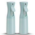 Spray Bottle for Hair (6.8OZ /200ML) Continuous Ultra Fine Mist Sprayer for Hair, Salons, Barber, Plants, Skin Care, Cleaning 2 Pack Blue