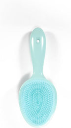 Double Sided Scalp Massager Hair Growth, Shampoo Brush Head Scalp Massager for Hair Growth Scalp Scrubber with Soft Silicone Bristles (Double Green)