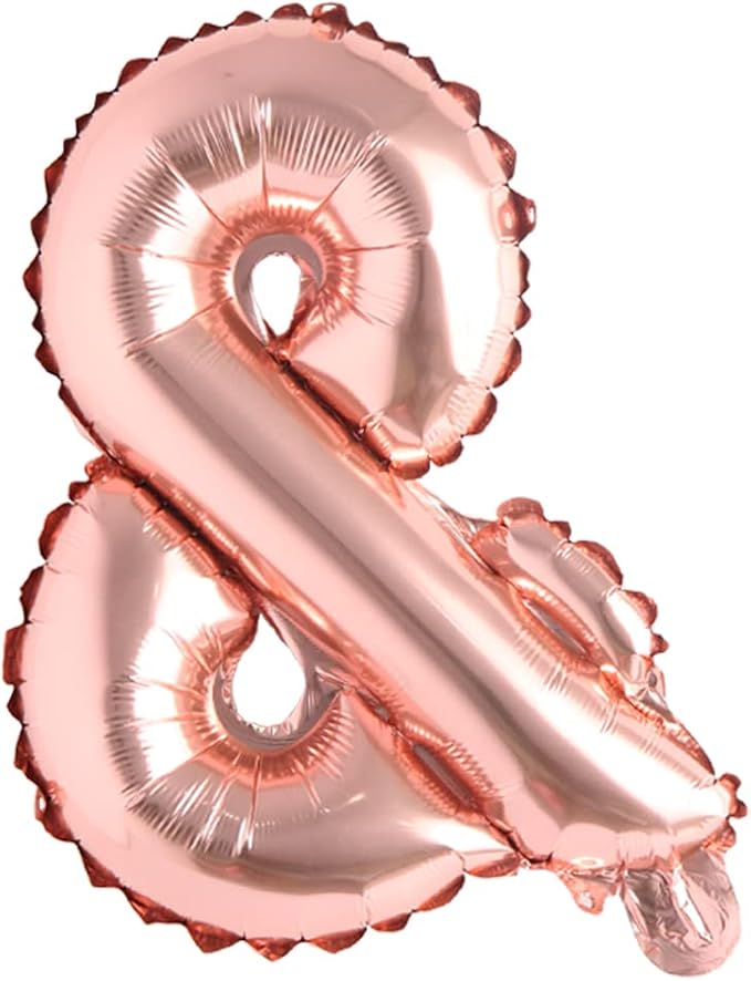 16" inch multicolor Alphabet Letter symbol & @ # Balloons Aluminum Hanging Foil by RUIANSI