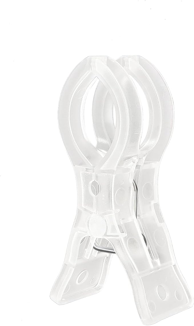 10 Pack Clear Balloon Arch Clips, 3 1/2 x 1 x 1 4/5 Inch balloon arch clamps - Image 8