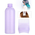 Yinhing Hair Dyeing Bottle, Hair Color Applicator Bottle, 3 Colors Hair Dyeing Bottle Brush Shampoo Hair Color Oil Comb Applicator Tool for Salon Home Supplies (Blue)