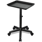 Premium Aluminum Salon Tray, Sturdy Five feet Base Adjustable is Used for Salon Tray on Wheels, tattooing, Beauty Spa, Dentist, Etc.…(Black)