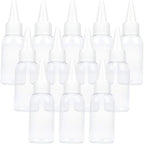 TRENDBOX 1oz / 30ml Plastic Bottle Pointed Mouth Top Cap for Essential Oils, Liquid - 12 Pack