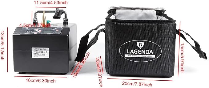 Lagenda Electric Air Balloon Pump, B231 Portable Professional Automatic - Image 7