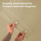 King Pillow Cases Set of 10 - Ultra Soft Hotel Quality Pillowcase Covers - Comfy & Wrinkle Free - Shrink, Stain and Fade Resistant - Easy-Care, Machine Washable Pillow Protectors - 10 Pcs Set - Beige