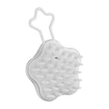 Silicone Scalp Massage Hair Washing Brush Wet and Dry Shampoo Brush Body Scrubber Bath Head Massage Brush