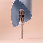 Magic Curling Round Brush (1.3 Inch) - Non-electronic, Self-Standing Round Quick Styling Brush, Great Blowout, Ceramic Coated/Ionic Thermal Barrel,Blowout Volume, Wave Styler, Volumizer
