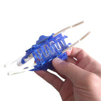 Novelty Sailfish Hair Clips,Cute Acetate Hair Clip,Big Claw Clips for Women,Blue