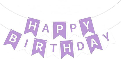 Happy Birthday Banner Birthday Party Supplies by GLASNES