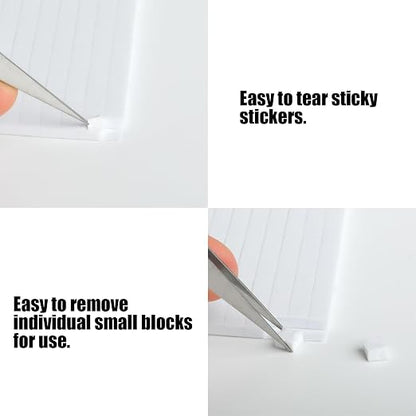 3750Pcs Double-Sided Adhesive Pads, 10 Sheets Foam Dots Adhesive Foam Square - Image 3