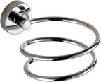 Hair Dryer Holder Hair Dryer Rack Stainless Steel Hair Care Tools Holder Wall Mount Chrome Finished for Bathroom, Bedroom, Barbershop