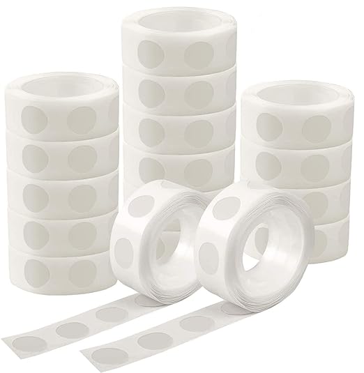 UPINS 6000 Pcs Point Dots Balloon Glue Removable Adhesive Point Tapes | 60 by UPINS