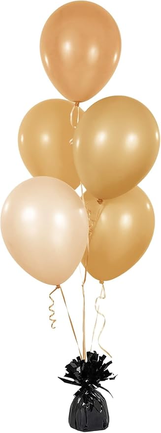 Chochkees Black Metallic Balloon Weights, 5.5" Inches - Image 4