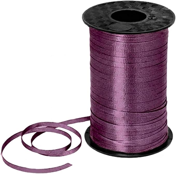 PMU 1 Pc Dubonnet Rose Curling Ribbon 3/16in x 500 Yds Crimped Ribbon by PMU