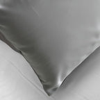 Mulberry Silk Pillowcase for Hair and Skin, Luxury Double Sided Pure Silk Pillowcase, 29x19 Inches, 1Pc (Silver Gray)
