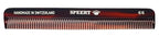 #66 Handmade Narrow Tooth Comb Tortoise Havana Acetate Fine Straight Thin Detangling Parting Grooming Teasing Hair Styling Hairdresser Barber Hairdressing Wet Dry Pocket Travel Women Men Kids