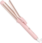 Curling Iron 1.25 Inch, Long Barrel 1 1/4 Inch Hair Curler, 43 Million Ionic Ceramic Curler with 5 Temp up to 430 Degrees, Auto Shut-Off, Dual Voltage
