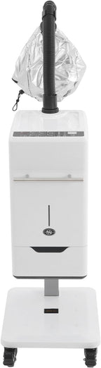 Nano Ionic Hair Steamer Machine - 500W Professional Hair & Scalp Care with 6 Modes Hair Color Processor, Adjustable Temp 32-140°F, 1000ml Tank, for Home & Salon Use (White)