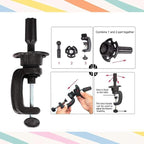 16 Inch 100% Real Hair Mannequin Head Training Head Manikin Cosmetology Doll Head for Hairdresser Practice Braiding Hair Styling with Clamp stand (16 -Inch)