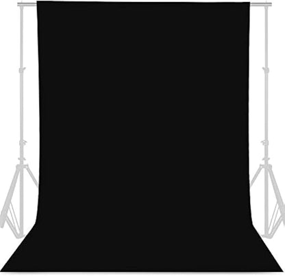 GFCC 8FTX10FT Black Backdrop Background by GFCC