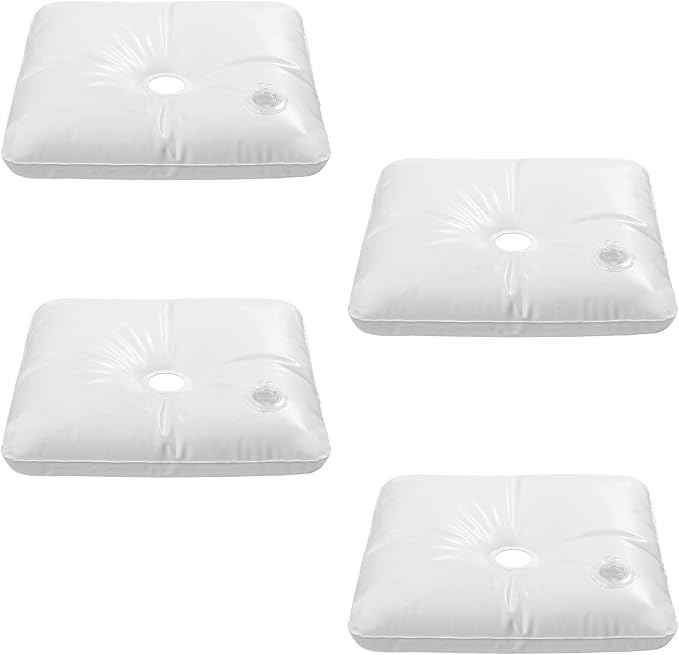 YALLOVE 4-Pack Thickened Water Weight Bags | Square Fillable Base by YALLOVEPARTYSUPPLIES