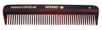 #9 Handmade Wide Tooth Comb Tortoise Havana Acetate Thick Coarse Curly Detangling Parting Grooming Teasing Hair Styling Hairdresser Barber Hairdressing Wet Dry Pocket Travel Women Men Kids