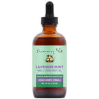 Sunny Isle Lavender Mint Hair and Strong Roots Oil 4oz | Infused with Jamaican Black Castor Oil and Biotin | Strengthen and Nourish Hair Follicles | Dry Scalp, Split Ends | Double Growth Formula